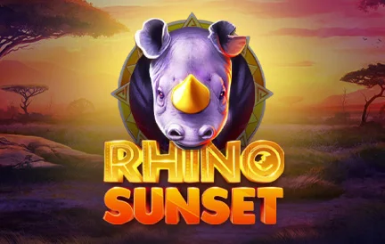 Rhino Sunset game